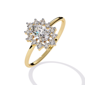 Moonlit Grace Cocktail Ring