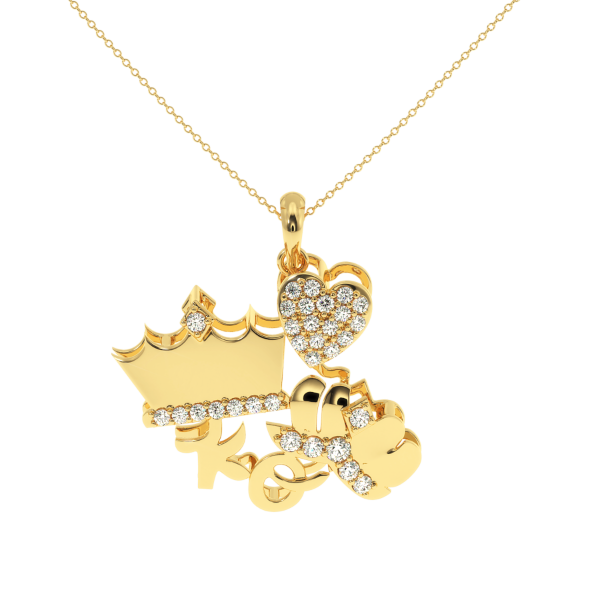 King & Queen Pendant