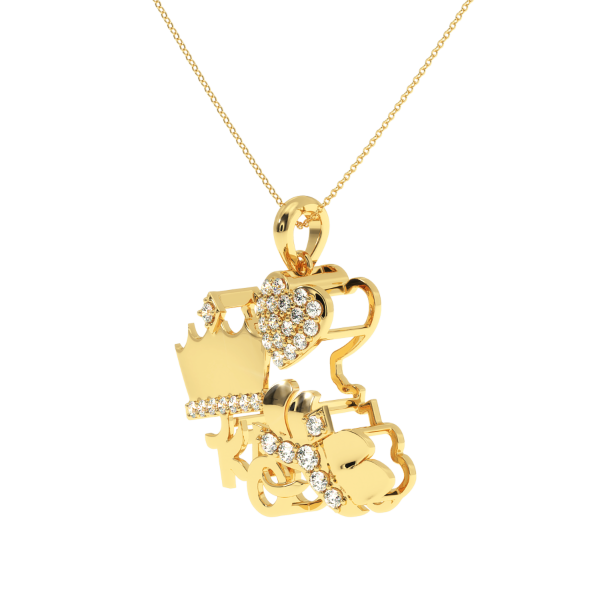 King & Queen Pendant