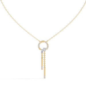 Crystal Studded Pendant Necklace