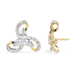 Petal Shine Lightweight Round Earrings
